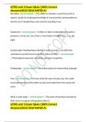 LETRS unit 3 Exam Q&As &lpar;100&percnt; Correct Answers&rpar;2023&sol;2024 RATED A&plus;