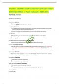ATI TEAS 6 EXAM STUDY GUIDE WITH ENGLISH-MATH-SCIENCE GRADED A&plus; Well Elaborated 2022-2023 