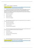 NUR 200 MEDICAL - SURGICAL NURSING 3 P1 EXAMINATION questions and answers (deeply explained)