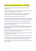 money and banking &lpar;chap&period; 1-6&rpar; 2023 
