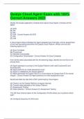 Qualys Cloud Agent Exam with 100&percnt; Correct Answers 2023