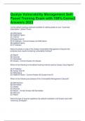 Qualys Vulnerability Management SelfPaced Training Exam with 100&percnt; Correct Answers 2023