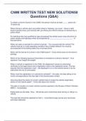 CNMI WRITTEN TEST NEW SOLUTION50 Questions &lpar;Q&A&rpar; 