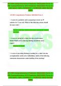 ATI RN Comprehensive Predictor 2023&sol;2024 Form A