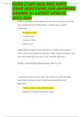NURS 21000 HESI MED SURG EXAM QUESTIONS AND ANSWERS GRADED A&plus; LATEST UPDATE 2023&lowbar;2024