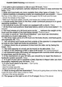 Forklift OSHA Training Exam 2023 Questions and Answers 100&percnt; Verified