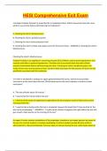 HESIComprehensiveExitExam