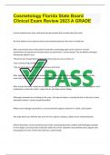 Cosmetology Florida State Board Clinical Exam Review 2023 A GRADE&period;pdf