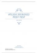 ATLS10 2019&sol;2022 Post-Test ATLS10 exam questions with answers &lpar;answers outlined&excl;&excl;&rpar;