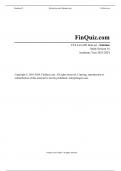 FinQuiz - Item-set Answers, Study Session 16,Monitoring and Rebalancing Reading 32