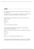 C426&sol;64 Questions With Complete Solutions