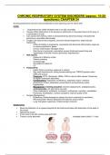 CHRONIC RESPIRATORY SYSTEM DISORDERS (approx. 15-20 questions): CHAPTER 24