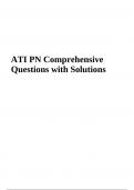  ATI PN Comprehensive Questions With Solutions