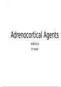 Karch Chapter 36: Adrenocortical Agents