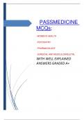   PASSMEDICINE MCQs&semi; WOMEN&rsquo;S HEALTH&comma; PSYCHIATRY&comma; PHARMACOLOGY&comma; SURGICAL AND MUSCULOSKELETAL