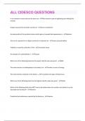 ALL CIDESCO &vert; 440  Questions with 100&percnt; correct Answers &vert; Verified 