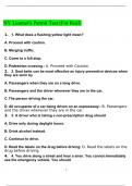 NY Learner's Permit Test  For Real  Questions and Answers 100&percnt; Pass