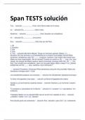 Exam (elaborations) SPANISH 