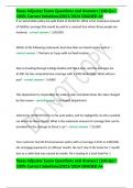 Texas Adjuster Exam Questions and Answers &lpar;100 Qs&sol;&sol; 100&percnt; Correct Solutions&rpar;2023&sol;2024 GRADED A&plus;