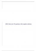 QMA State test| 135 questions| with complete solutions