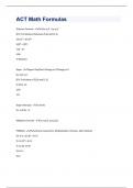 ACT Math Formulas Bundled Exams with complete solution &vert; everything you need 