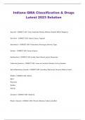 Indiana QMA Classification & Drugs Latest 2023 Solution&period;