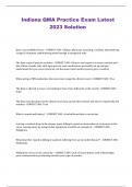 Indiana QMA Practice Exam Latest 2023 Solution&period;