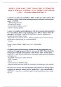 MEDICAL SURGICAL RN ATIEXITEXAMLATEST 20222024&sol;ATI RN  MEDICAL SURGICAL EXIT EXAMLATEST VERSION QUESTIONS AND  CORRECT ANSWERSALREADY GRADED A