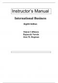 International Business, 8e Simon Collinson, Rajneesh Narula, Alan Rugman