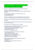 Income tax fundamentals Ch&period; 3 & 4 Exam Solved 100&percnt; Correct