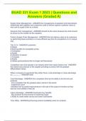BUAD 331 Exam 1 2023 &vert; Questions and Answers &lpar;Graded A&rpar;