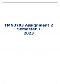 TMN3703 Assignment 2 Semester 1  2023