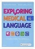 EXPLORING MEDICAL LANGUAGE 10TH EDITION BROOKS TEST BANK NURSING (CAMBRIDGE COLLEGE)