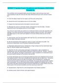 NREMT Practice Exam Questions and Answers 2023&sol;2024  Graded A&plus;