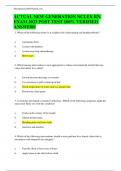 ACTUAL NEW GENERATION NCLEX RN  EXAM 2023 POST TEST 100&percnt; VERIFIED  ANSWERS