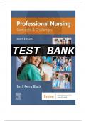 Test Bank for Professional Nursing: Concepts & Challenges, 9th Edition by Beth Black