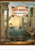 El Arte Barroco(Resumen, concepto, definición y características)