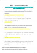 HESI Community Health Exam