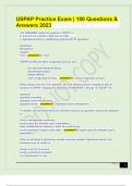 USPAP Practice Exam &vert; 100 Questions & Answers 2023