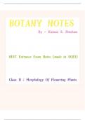 Lesson : Morphology of Flowering Plants (Class 11) (NEET-UG Aspirants)