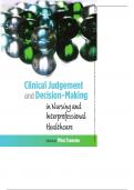 Clinical Judgement and Decision-Making 