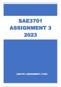 SAE3701 ASSIGNMENT 3 2023