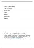 helpful in letter writing