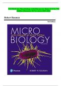 Test Bank for Microbiology with Diseases by Body System, 5th Edition (Bauman, 2017)-Latest-2023-2024