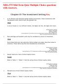MBA 575 Mid-Term Quiz Multiple Choice questions with Answers&period;