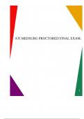 ATI MEDSURG PROCTORED FINAL EXAM&period;