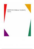 NRNP 6531 Midterm Verified Q And A.
