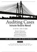 Unleash Your Potential with [Auditing Cases An Interactive Learning Approach,Beasley,6e] Solutions Manual: A Comprehensive Guide to Academic Success!