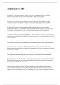 Ambulatory 400 exam 2023 with 100&percnt; correct answers