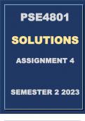 PSE4801 ASSIGNMENT 4 ESSAY SOLUTIONS ( SEMESTER  2 2023)